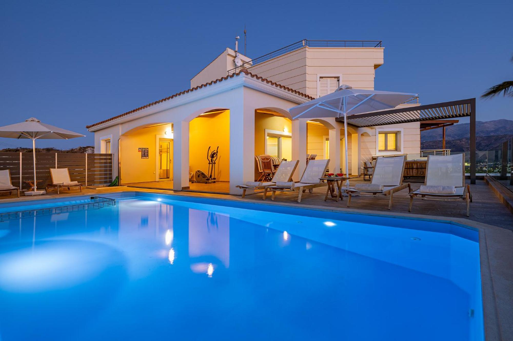 Karmilos Hill Villa Chania  Ngoại thất bức ảnh