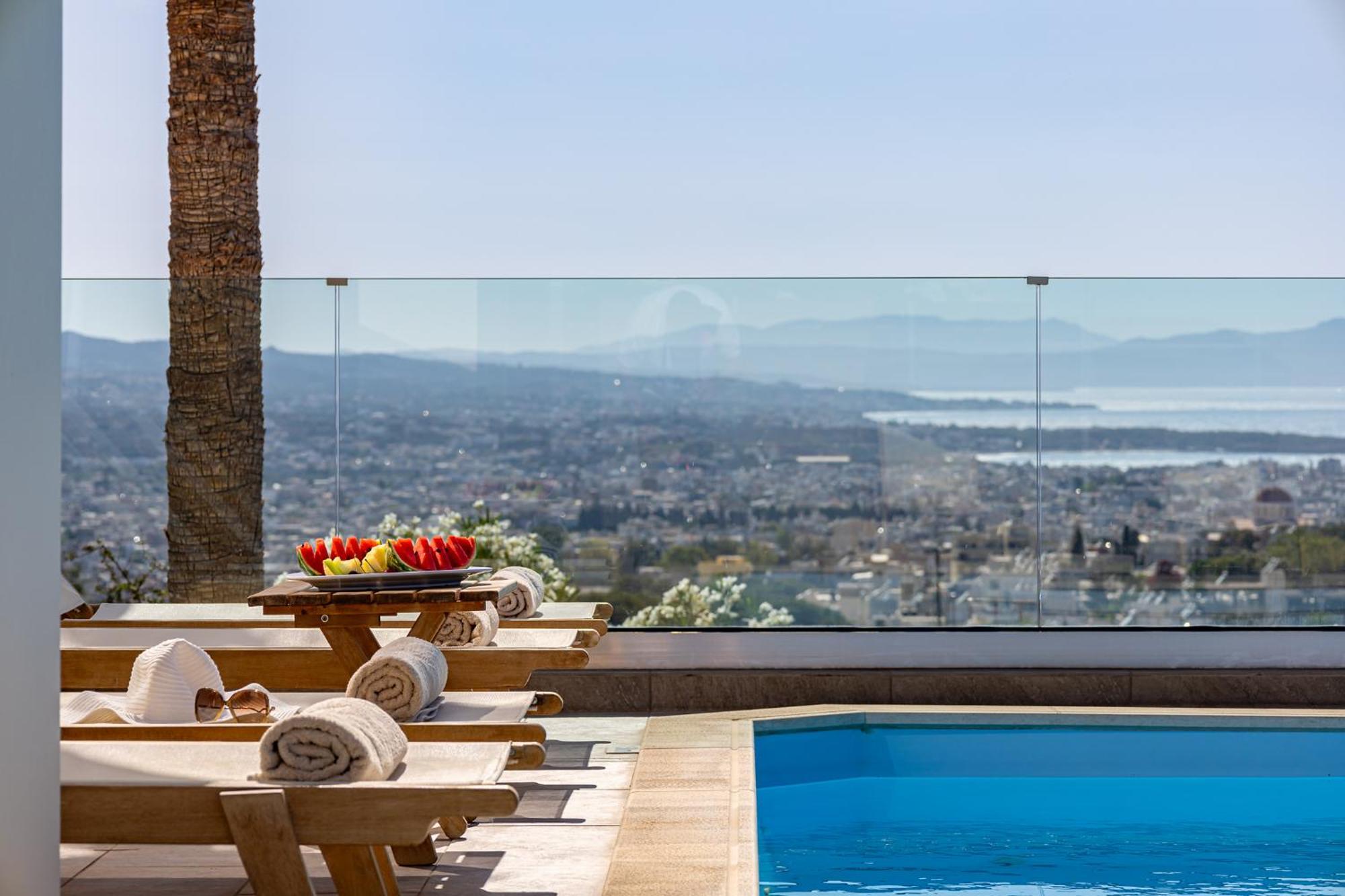 Karmilos Hill Villa Chania  Ngoại thất bức ảnh