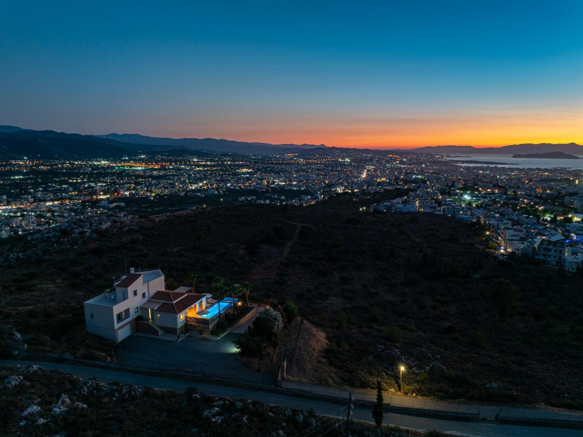 Karmilos Hill Villa Chania  Ngoại thất bức ảnh