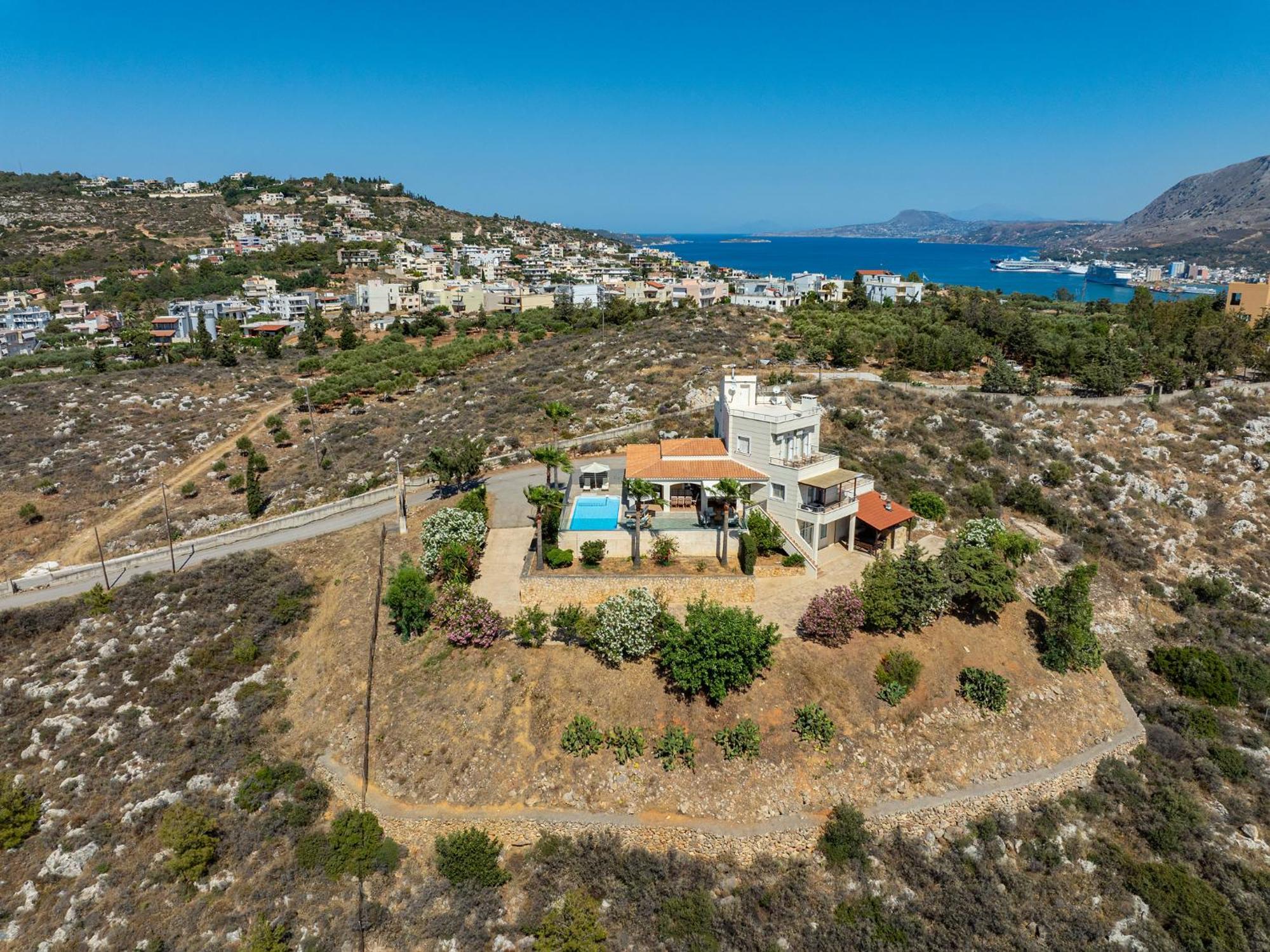 Karmilos Hill Villa Chania  Ngoại thất bức ảnh