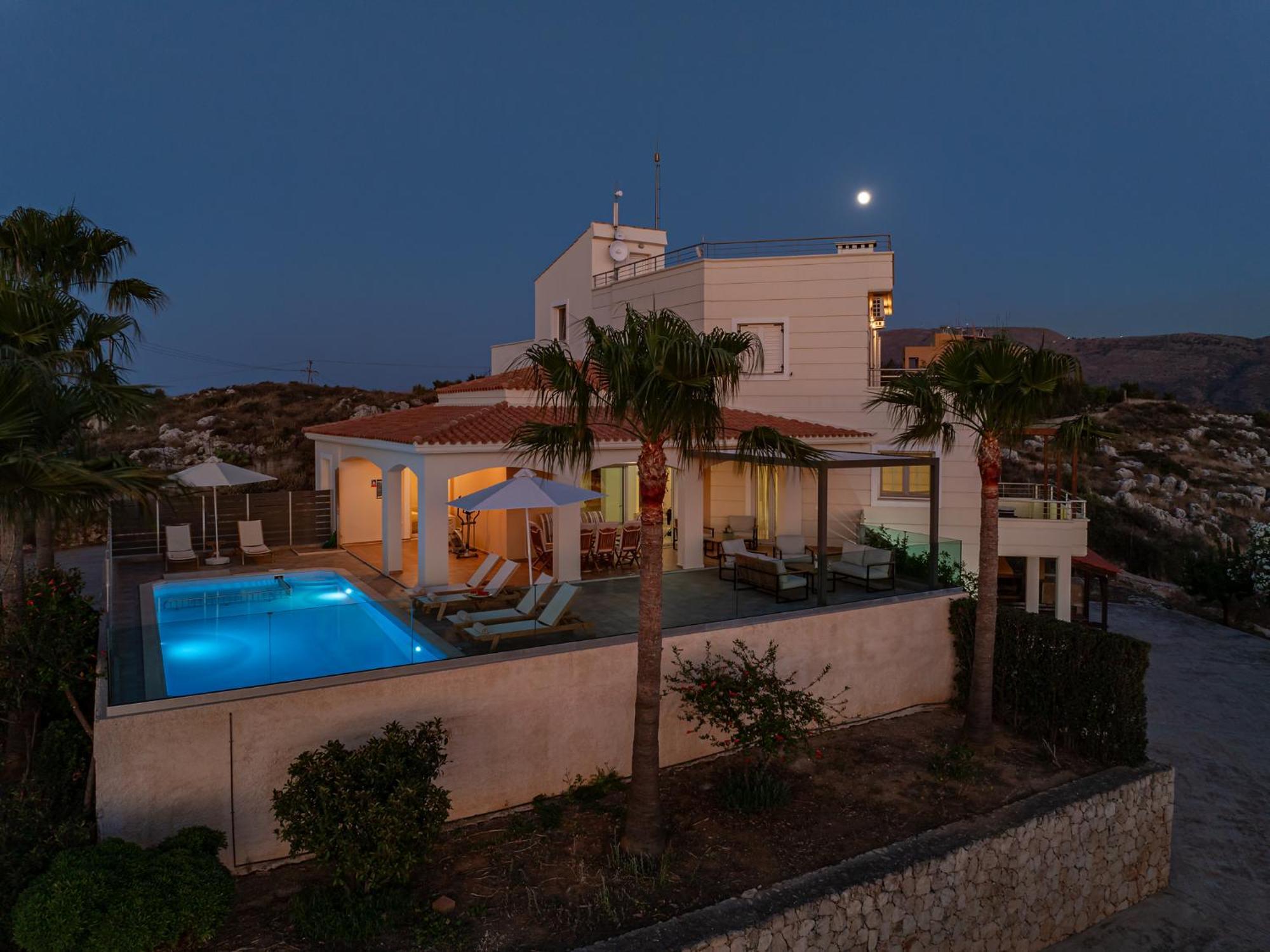 Karmilos Hill Villa Chania  Ngoại thất bức ảnh