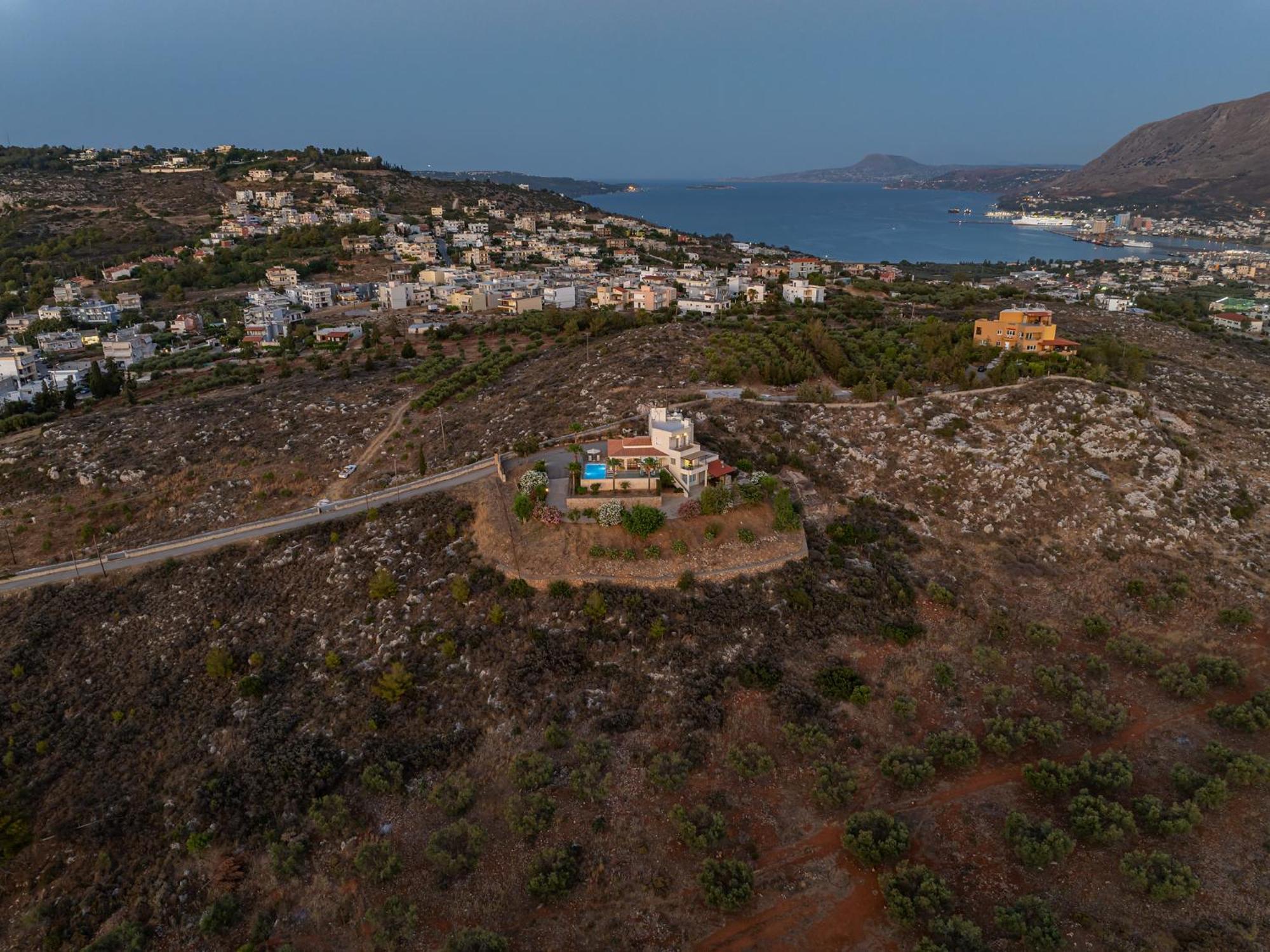 Karmilos Hill Villa Chania  Ngoại thất bức ảnh