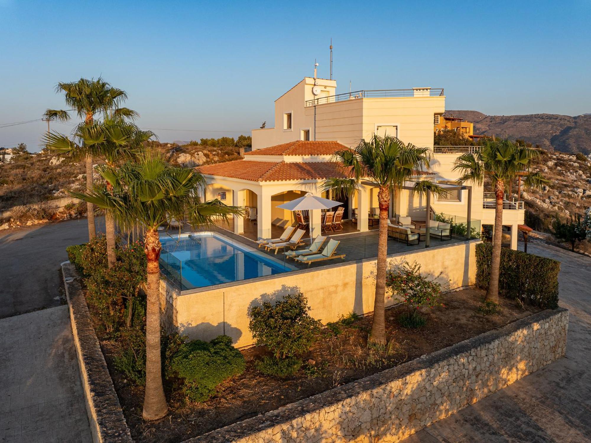 Karmilos Hill Villa Chania  Ngoại thất bức ảnh