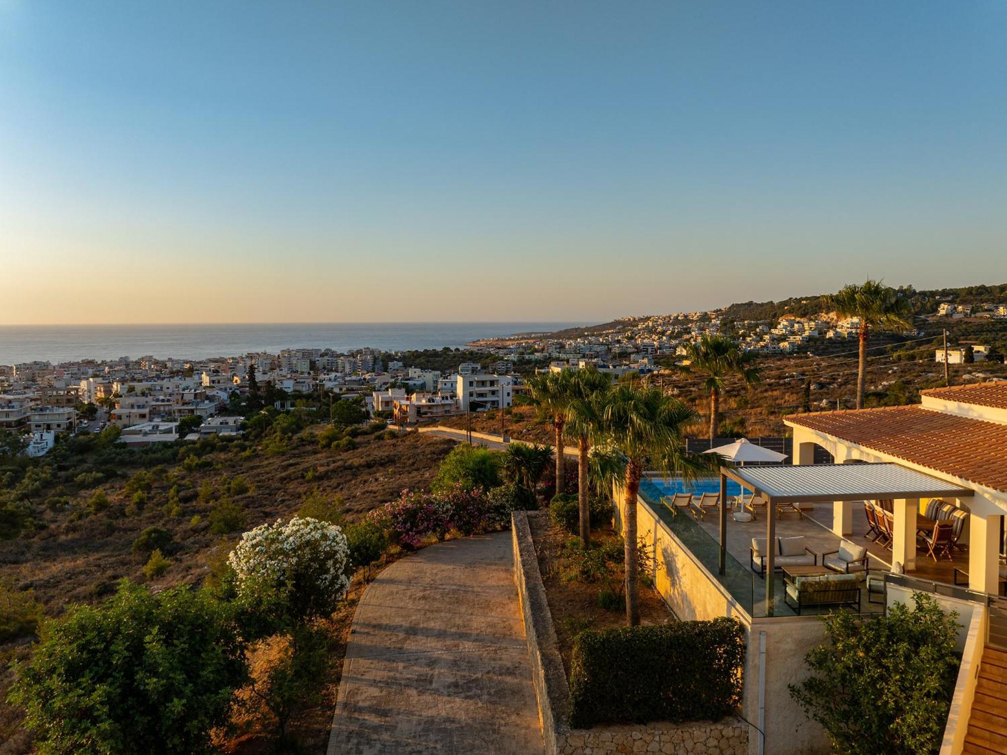 Karmilos Hill Villa Chania  Ngoại thất bức ảnh