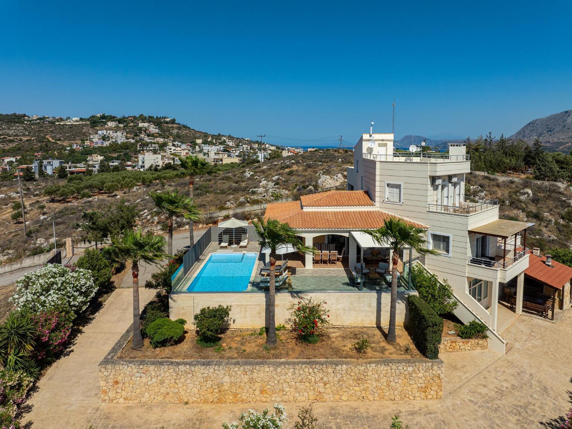 Karmilos Hill Villa Chania  Ngoại thất bức ảnh